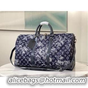 Buy Discount Louis Vuitton Monogram Tapestry Canvas KEEPALL BANDOULIERE 50 M57285