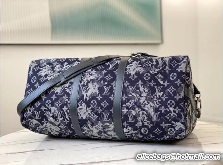 Buy Discount Louis Vuitton Monogram Tapestry Canvas KEEPALL BANDOULIERE 50 M57285