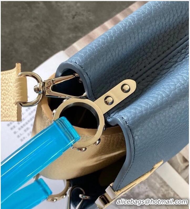 Well Crafted Louis vuitton CAPUCINES MINI M56072 LIGHT BLUE