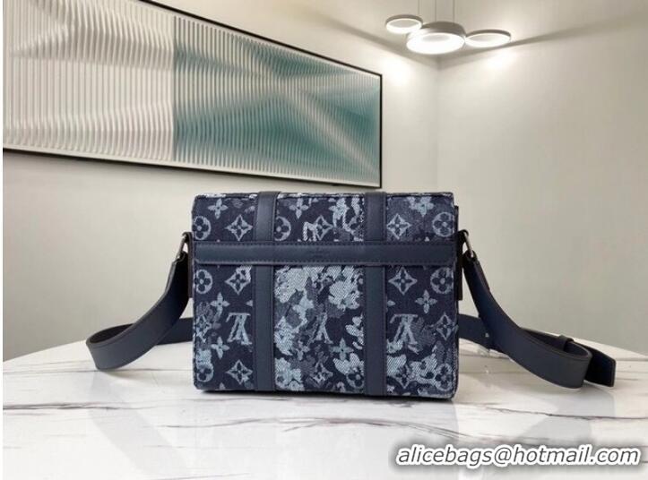 Grade Cheapest Louis vuitton Monogram Tapestry Canvas TRUNK MESSENGER M57282