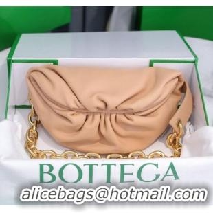 Buy Cheapest Bottega Veneta The Mini Pouch with Chain Strap BV0421 Nude 2020