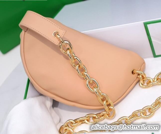 Buy Cheapest Bottega Veneta The Mini Pouch with Chain Strap BV0421 Nude 2020