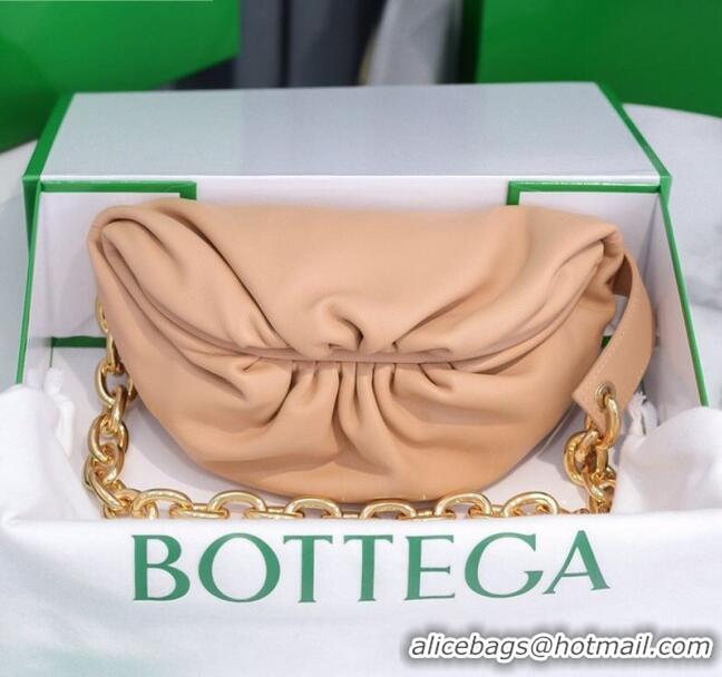 Buy Cheapest Bottega Veneta The Mini Pouch with Chain Strap BV0421 Nude 2020