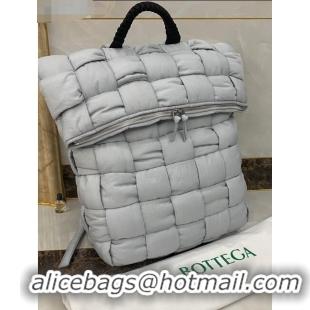 Top Quality Bottega Veneta The Padded Nylon Packback Plaster BV0425 Grey 2020