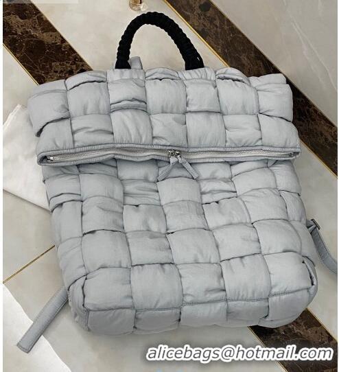 Top Quality Bottega Veneta The Padded Nylon Packback Plaster BV0425 Grey 2020