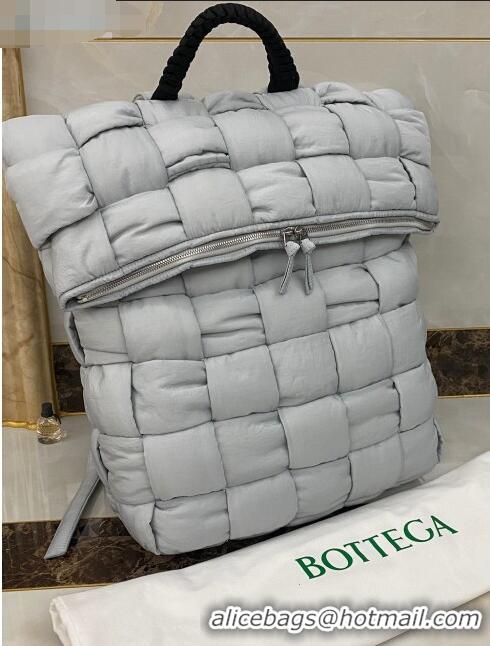 Top Quality Bottega Veneta The Padded Nylon Packback Plaster BV0425 Grey 2020