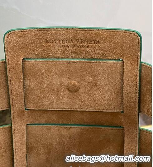 Super Quality Bottega Veneta Large The Shell Pouch Cut out Shoulder Bag BV0431 Green 2020 