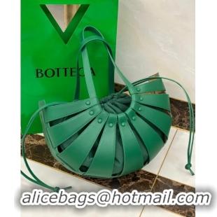 Popular Style Bottega Veneta Medium The Shell Pouch Cut out Shoulder Bag BV0433 Green 2020