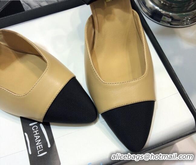 Charming Chanel Lambskin Pumps with Bow 80mm G36360 Nude 2021