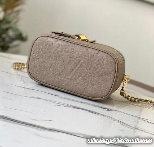 Best Price Louis Vuitton Original Monogram Empreinte VANITY PM M45608 Tourterelle Beige