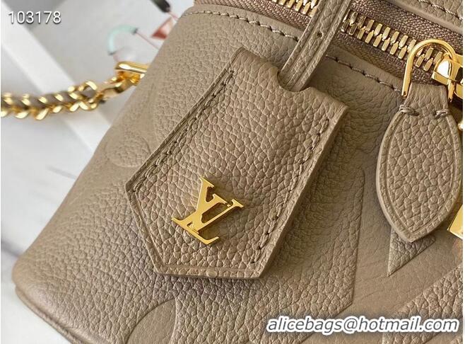 Best Price Louis Vuitton Original Monogram Empreinte VANITY PM M45608 Tourterelle Beige