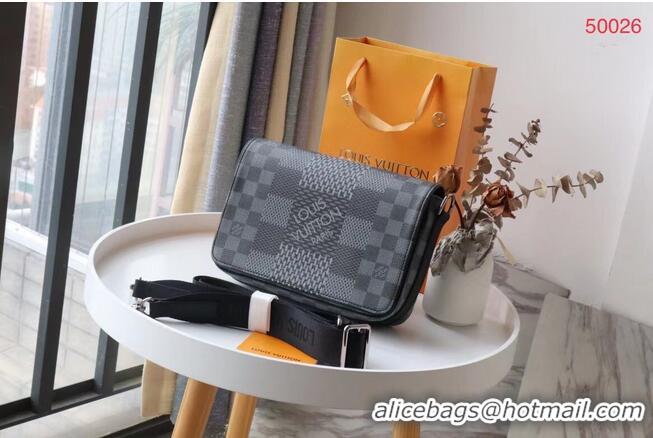 Market Sells Louis Vuitton Original STUDIO MESSENGER N50013 black