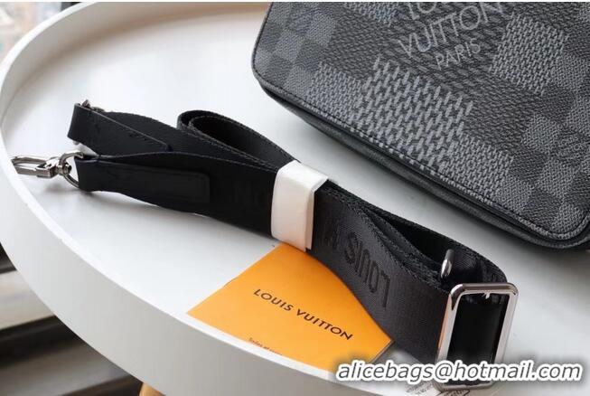 Market Sells Louis Vuitton Original STUDIO MESSENGER N50013 black