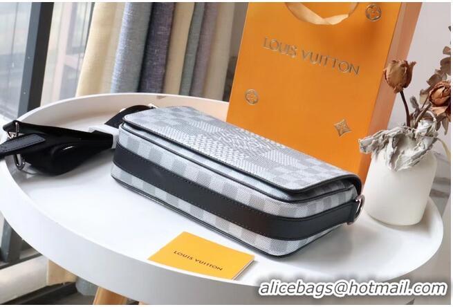 Pretty Style Louis Vuitton Original STUDIO MESSENGER N50013 gray