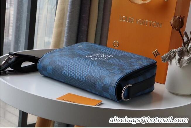 Top Quality Louis Vuitton Original STUDIO MESSENGER N50026 blue