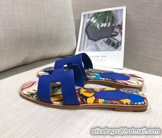 Luxury Hermes Calfskin Oran Sandal With 