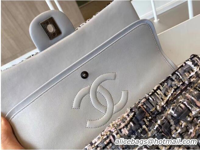 Buy Discount Chanel classic handbag Tweed & silver-Tone Metal A01112-3