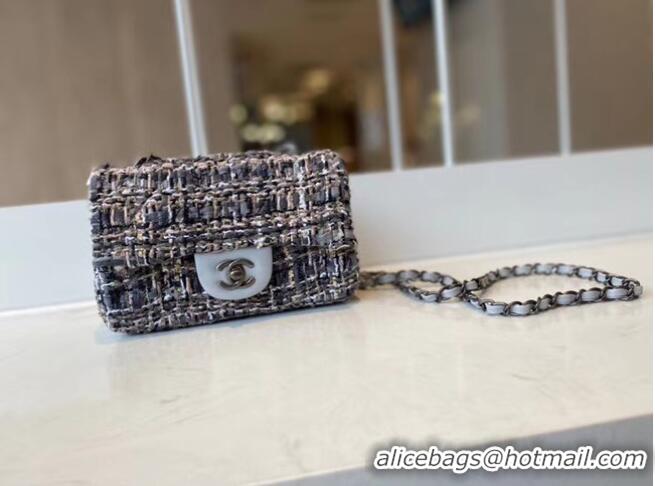 Best Price Chanel classic handbag Tweed & silver-Tone Metal A01116-5