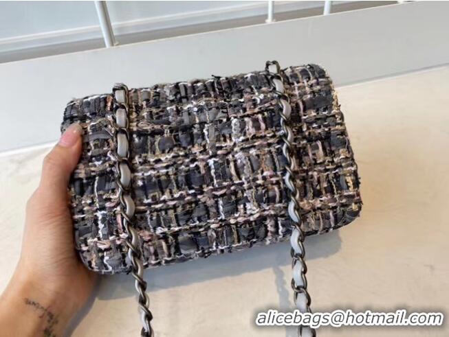 Best Price Chanel classic handbag Tweed & silver-Tone Metal A01116-5