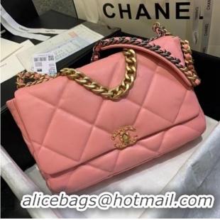 Fashion Discount Chanel 19 Large Flap Bag AS1162 Pink