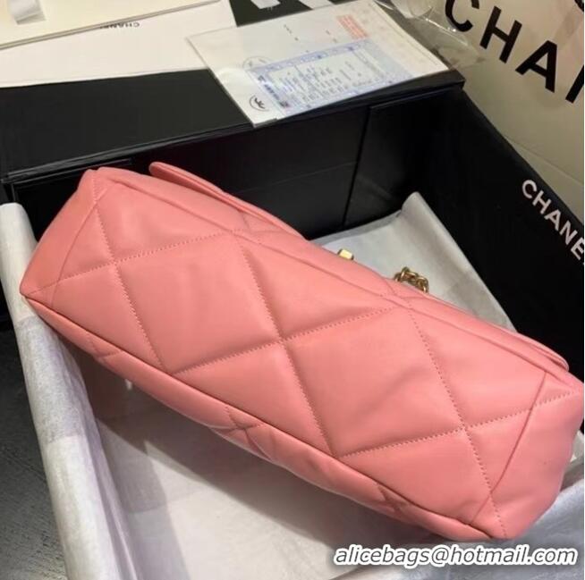 Fashion Discount Chanel 19 Large Flap Bag AS1162 Pink