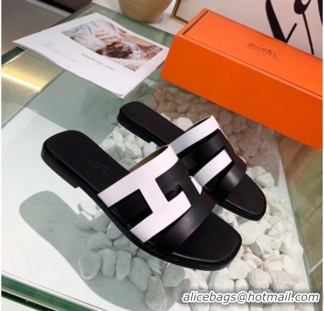 Purchase Hermes Calfskin Amore Sandal 040136 White/Black