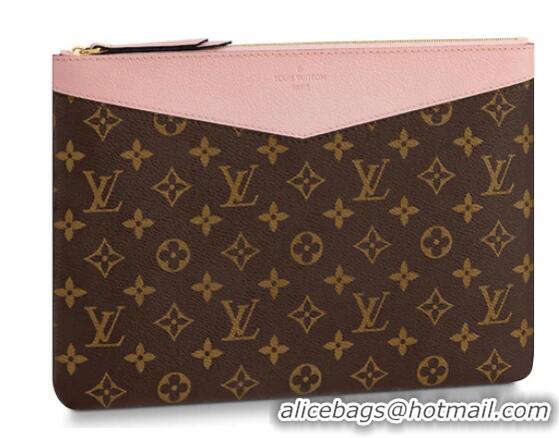 Buy Fashion Louis vuitton original Monogram Canvas DAILY POUCH M62048 Pink