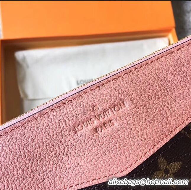 Buy Fashion Louis vuitton original Monogram Canvas DAILY POUCH M62048 Pink