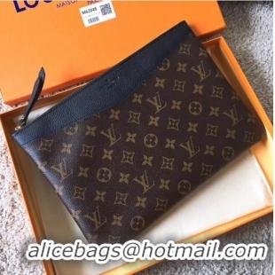 Inexpensive Louis vuitton Original Monogram Canvas DAILY POUCH M62048 Black