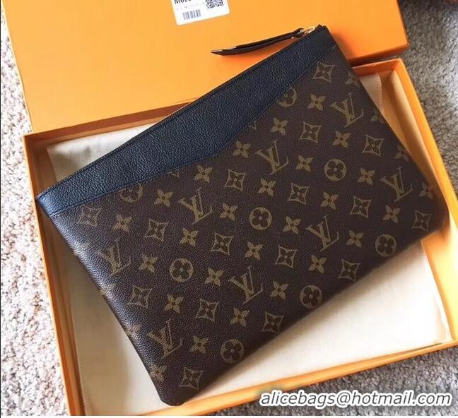 Inexpensive Louis vuitton Original Monogram Canvas DAILY POUCH M62048 Black