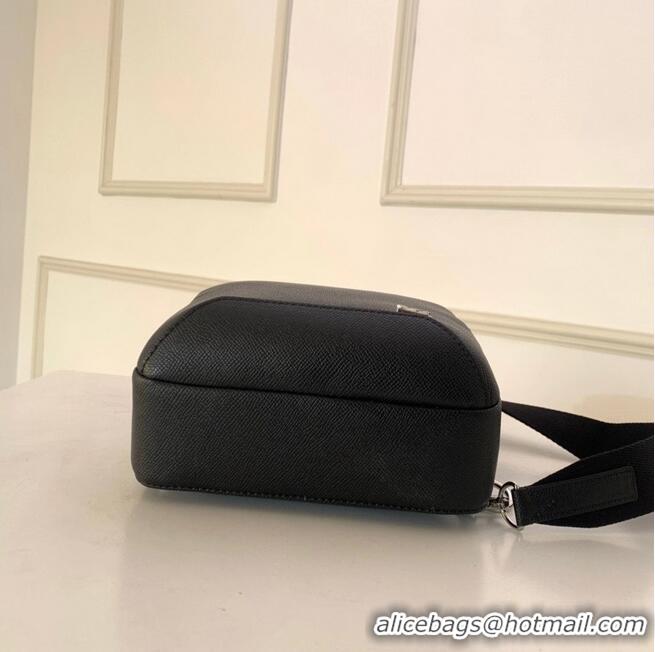 Grade Quality Louis Vuitton Taiga Leather AVENUE SLING BAG M30701 Black