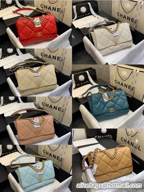 Free Shipping Discount Chanel 19 Large Flap Bag AS1162 Gray