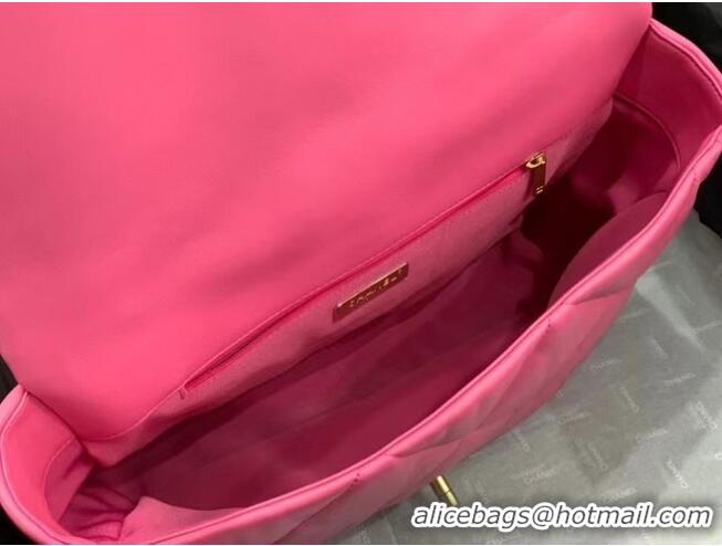 Cheap Wholesale chanel 19 large flap bag AS1162 rose