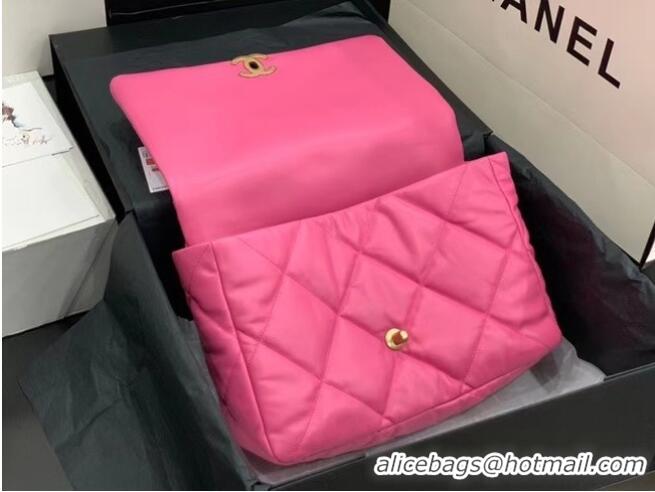 Cheap Wholesale chanel 19 large flap bag AS1162 rose