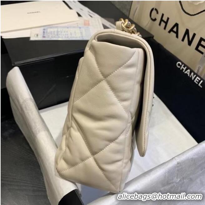 Shop Cheap Chanel 19 Large Flap Bag AS1162 Beige