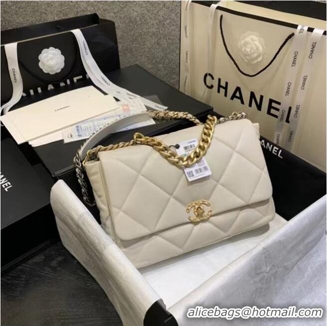 Shop Cheap Chanel 19 Large Flap Bag AS1162 Beige