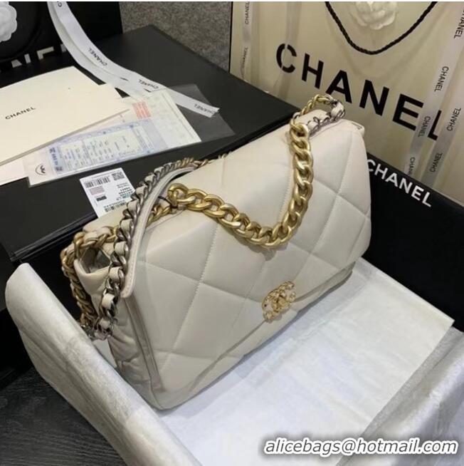 Shop Cheap Chanel 19 Large Flap Bag AS1162 Beige