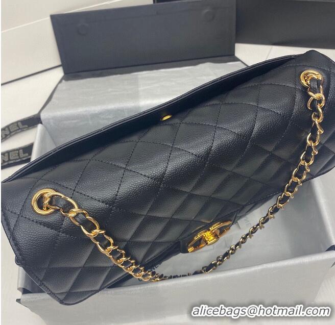 Particularly Recommended Chanel Large Flap Bag 2355 Black