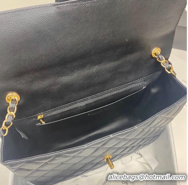 Particularly Recommended Chanel Large Flap Bag 2355 Black