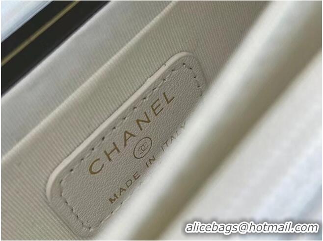 Promotional Chanel Sheepskin Original Leather Pocket AP2059 white