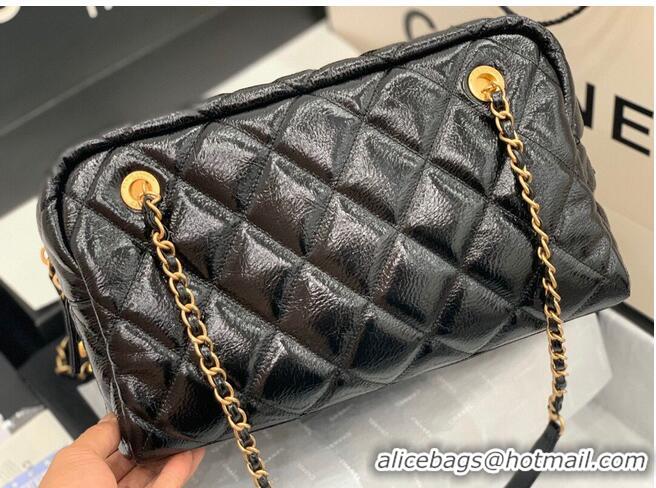 Good Quality Chanel Grosse Bowling Tasche Original Leather Bag AS2229 Black