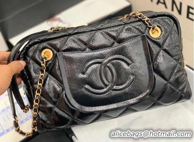 Good Quality Chanel Grosse Bowling Tasche Original Leather Bag AS2229 Black