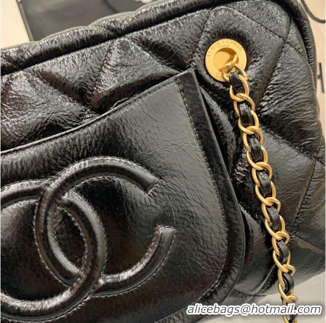 Good Quality Chanel Grosse Bowling Tasche Original Leather Bag AS2229 Black