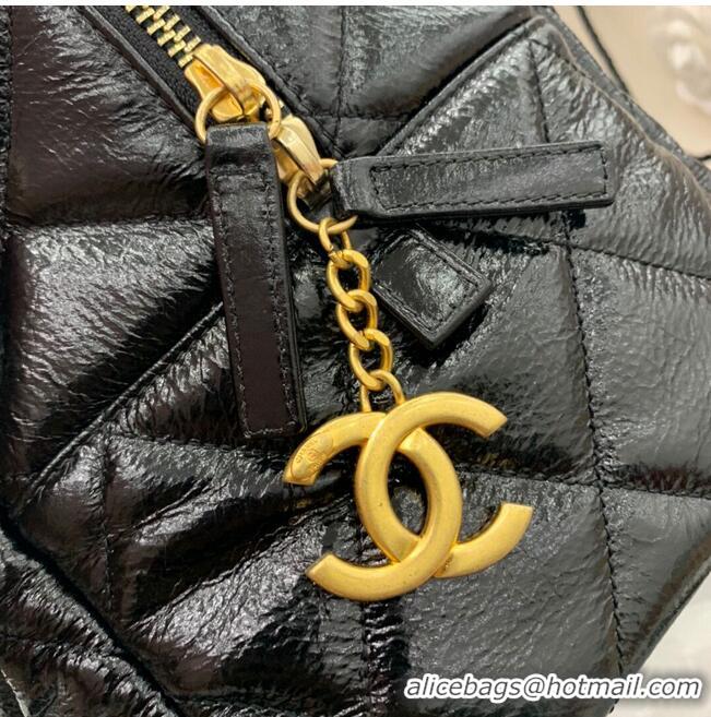 Good Quality Chanel Grosse Bowling Tasche Original Leather Bag AS2229 Black