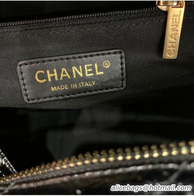 Good Quality Chanel Grosse Bowling Tasche Original Leather Bag AS2229 Black