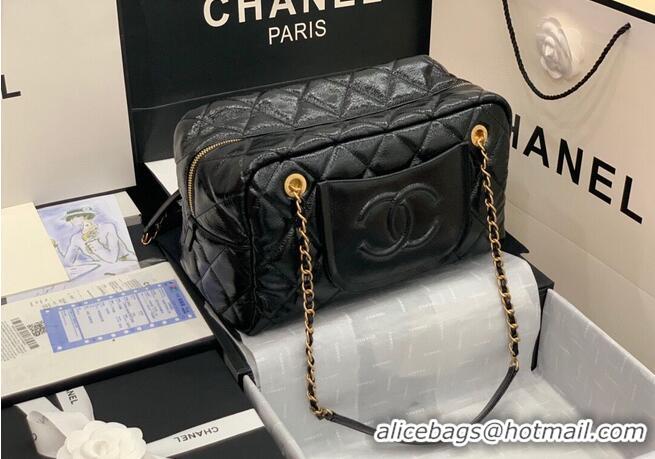 Good Quality Chanel Grosse Bowling Tasche Original Leather Bag AS2229 Black