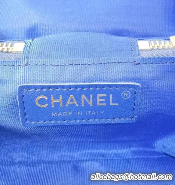 Good Product Chanel Lambskin Crystal Calfskin & Gold-Tone Metal AS1889 blue