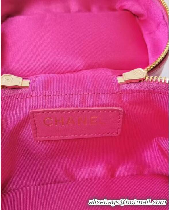 Shop Promotional Chanel Lambskin Crystal Calfskin & Gold-Tone Metal AS1889 rose