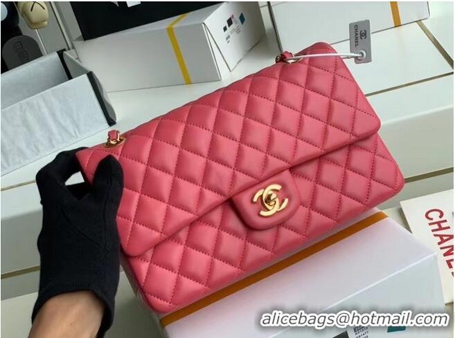 Promotional Chanel Flap Shoulder Bag Original Sheepskin leather A1112 Red