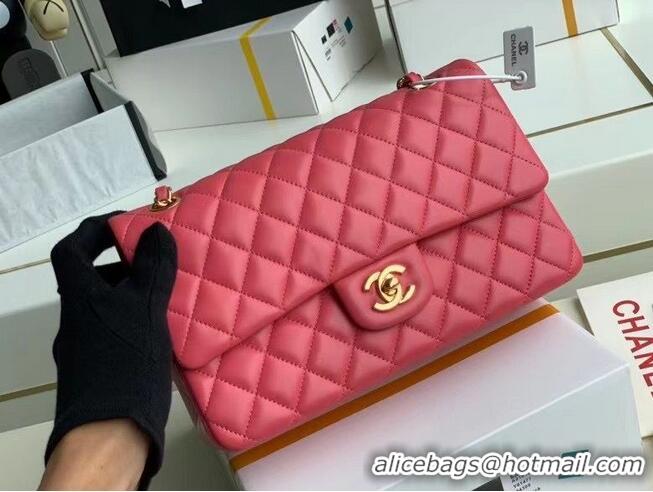 Promotional Chanel Flap Shoulder Bag Original Sheepskin leather A1112 Red